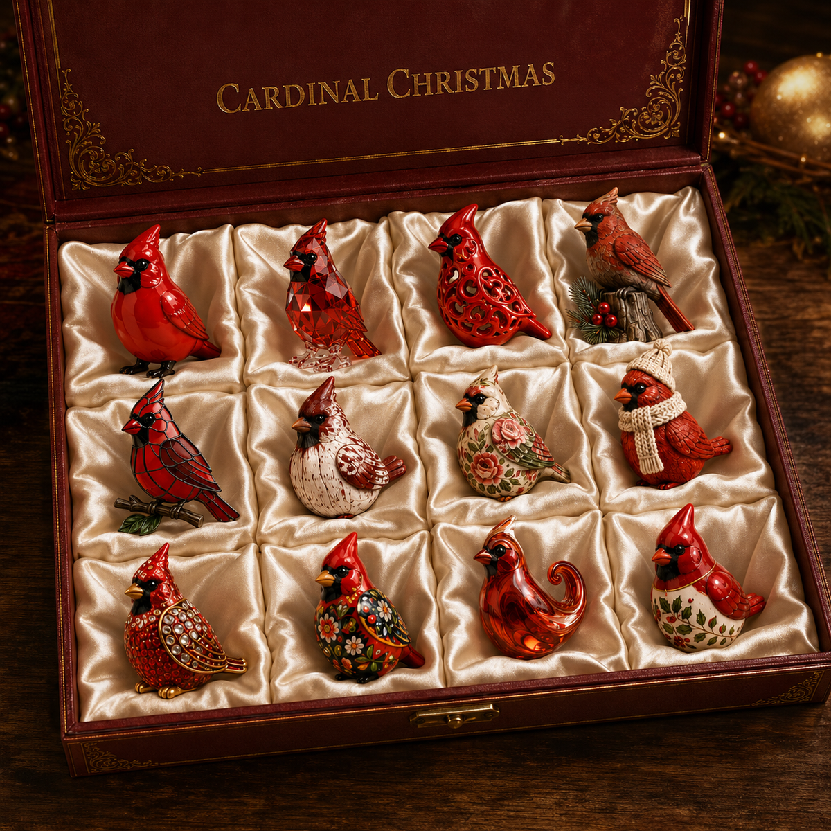 Last 50 pcs⏰ High-quality model✨Cardinal Christmas 24-Day Countdown Calendar – Limited Anniversary Edition