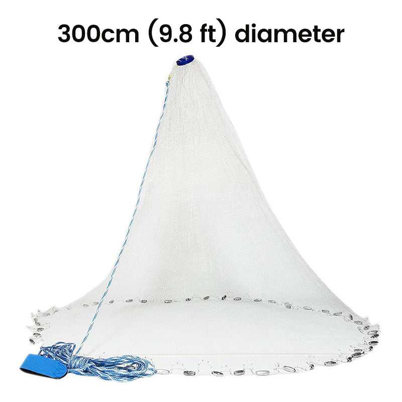 📢📢⏰ Easy-Throw Cast Net – Heavy-Duty Mesh, Rapid Sinking, Versatile 🌊