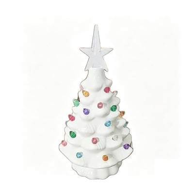 Mini Resin Nostalgic Christmas Tree Lamp
